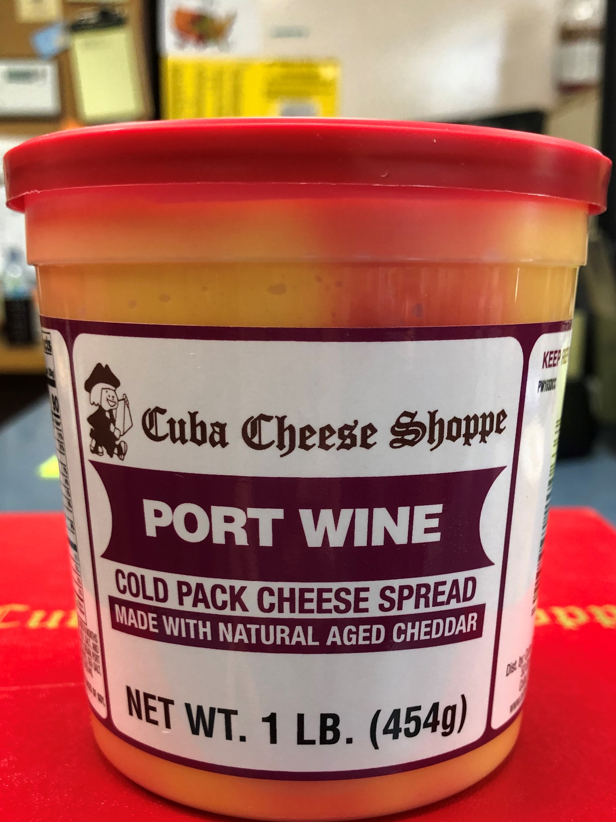 Cuba Cheese Shoppe Inc. 16oz. CCS Port Wine Spread